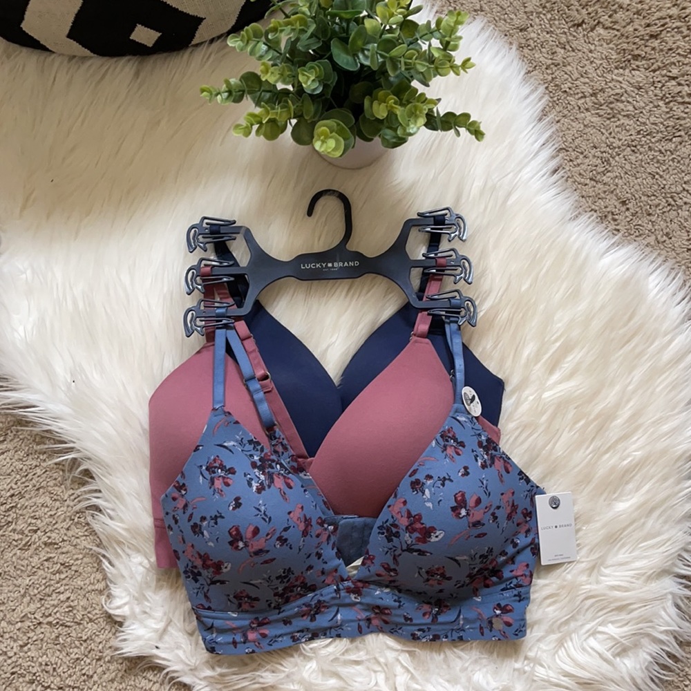 [lucky brand] 3-Pack Wirefree Padded Bras